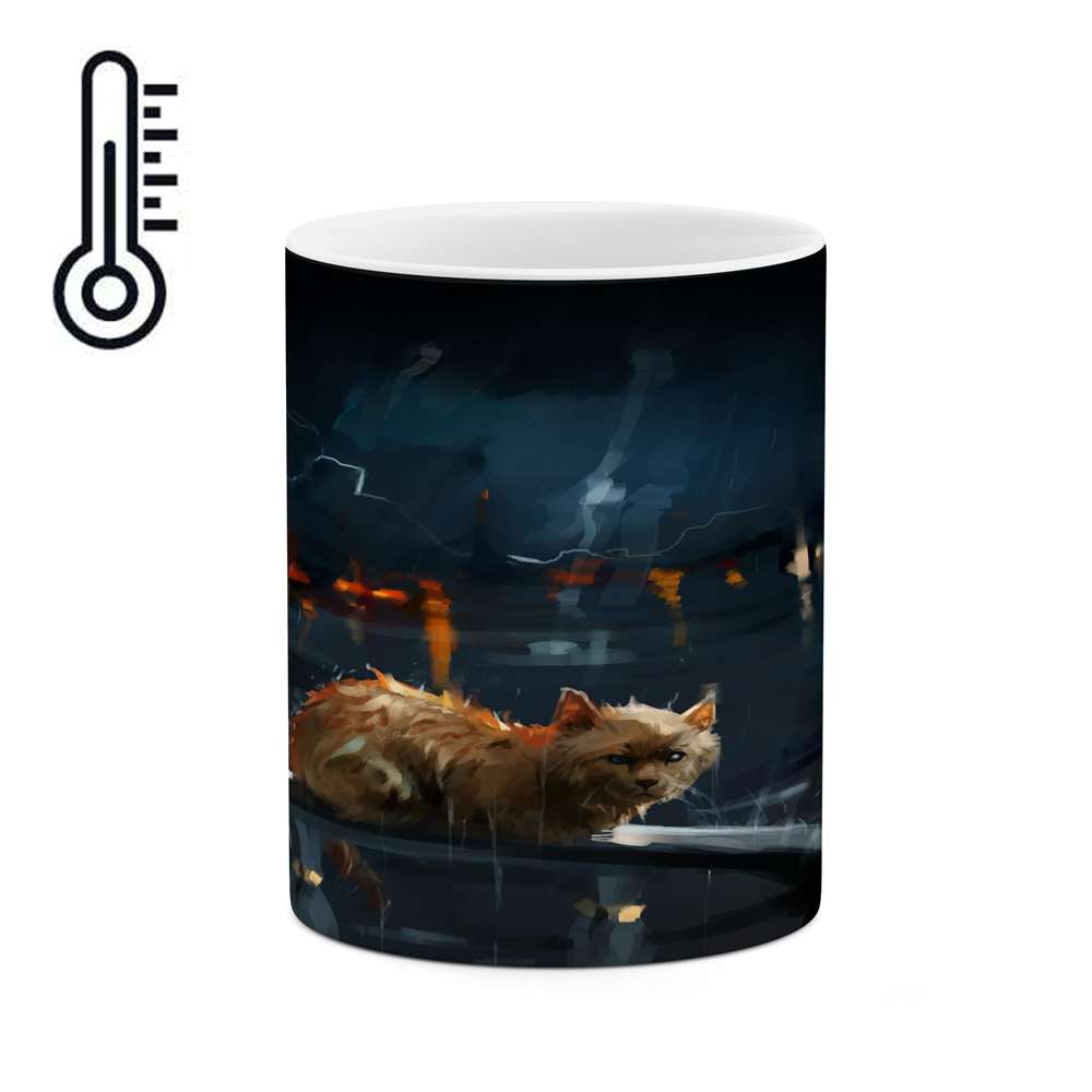 ماگ حرارتی کاکتی طرح نقاشی مدل mgh13824