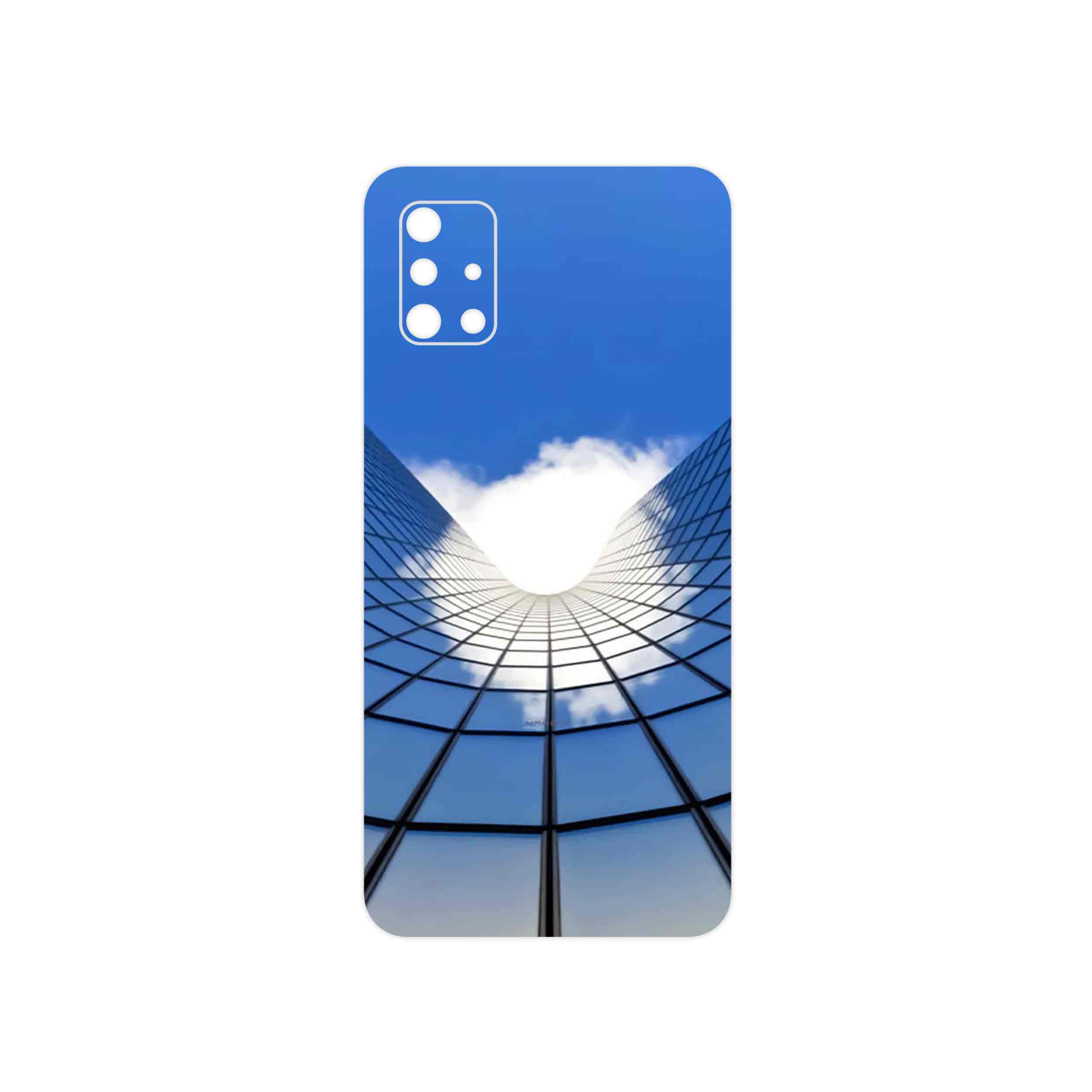 برچسب پوششی ماهوت مدل Glass skyscraper مناسب برای گوشی موبایل سامسونگ Galaxy A51