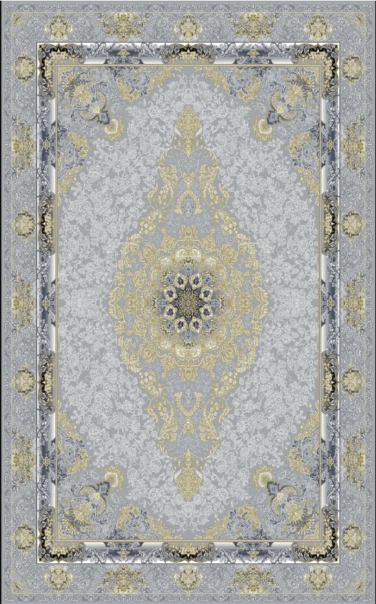 فرش‌ماشینی 700شانه درجه1 ابعاد متنوع طرح آرشا 8 رنگ زمینه فیلی | کیفیت ضد حساسیت