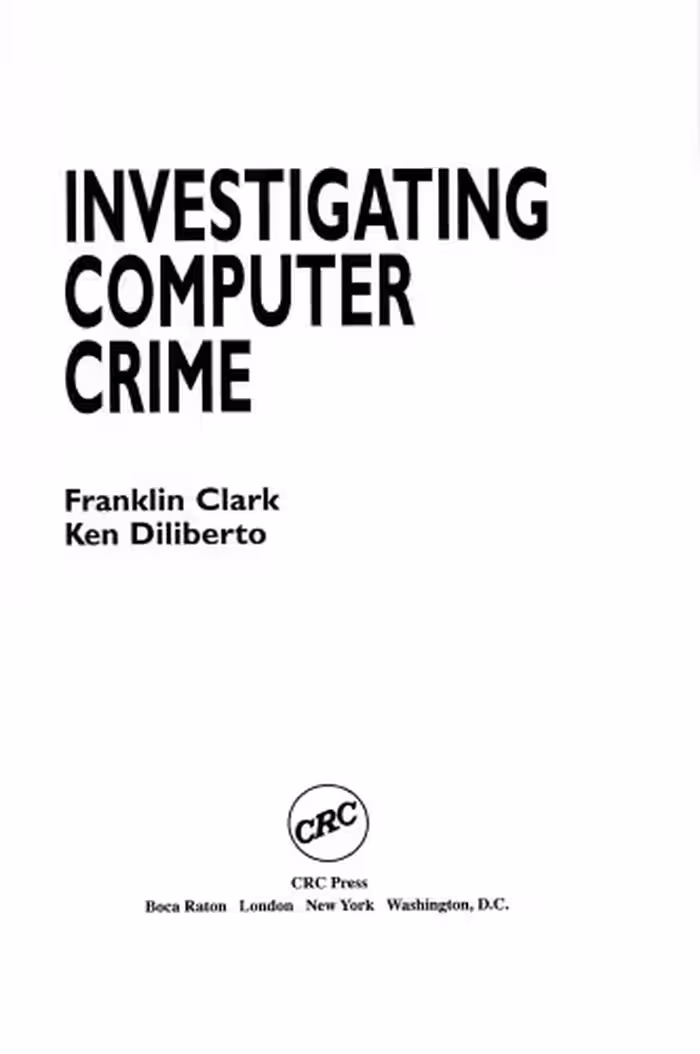 خرید و دانلود نسخه کامل کتاب Investigating Computer Crime