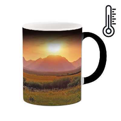 ماگ حرارتی طرح غروب مدل mgh04446