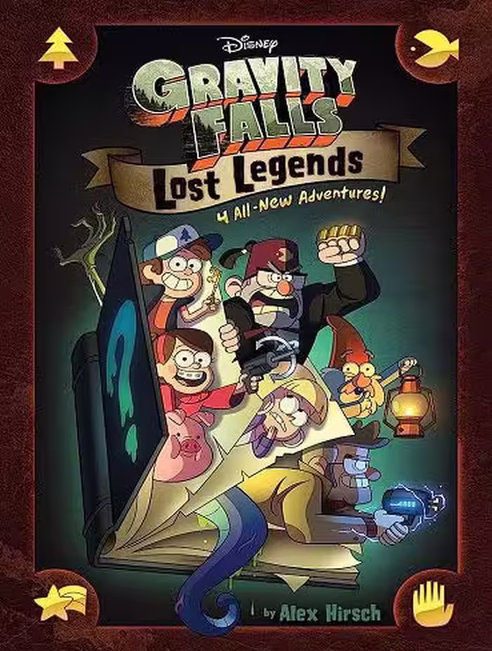 کتاب !Gravity Falls: Lost Legends: 4 All-New Adventures  (زبان اصلی)  رنگی)