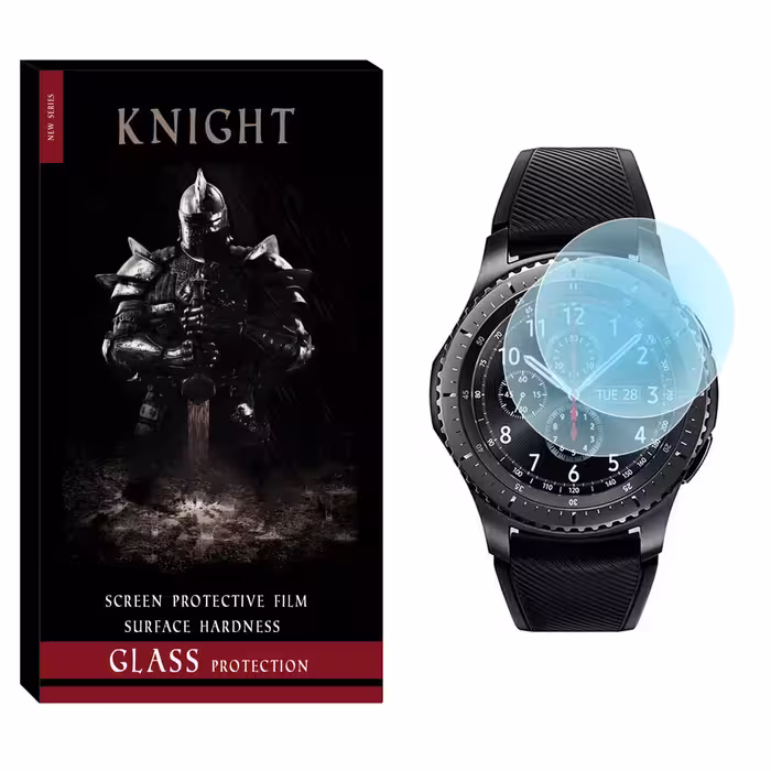 محافظ صفحه نمایش شیشه‌ای نایت مدل SH-KT مناسب برای ساعت هوشمند سامسونگ Galaxy Watch Gear S3 بسته دو عددی