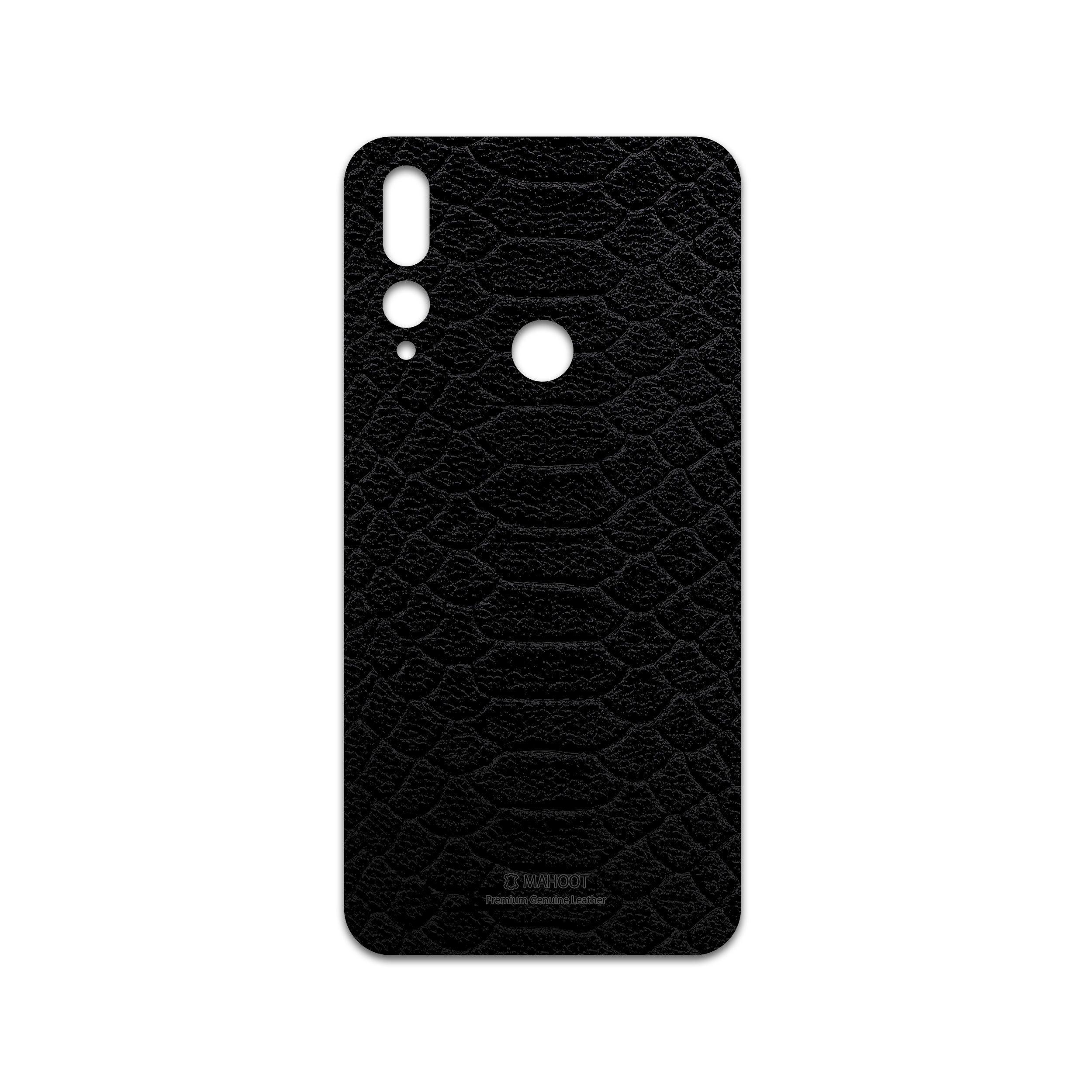 برچسب پوششی ماهوت مدل Black-Snake-Leather مناسب برای گوشی موبایل هوآوی Y9 Prime 2019