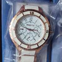 ست ساعت ست مچی طرح سرامیکی عقربه ای ارزان ، برای ست، دو عدد وارد سبد خرید کنید