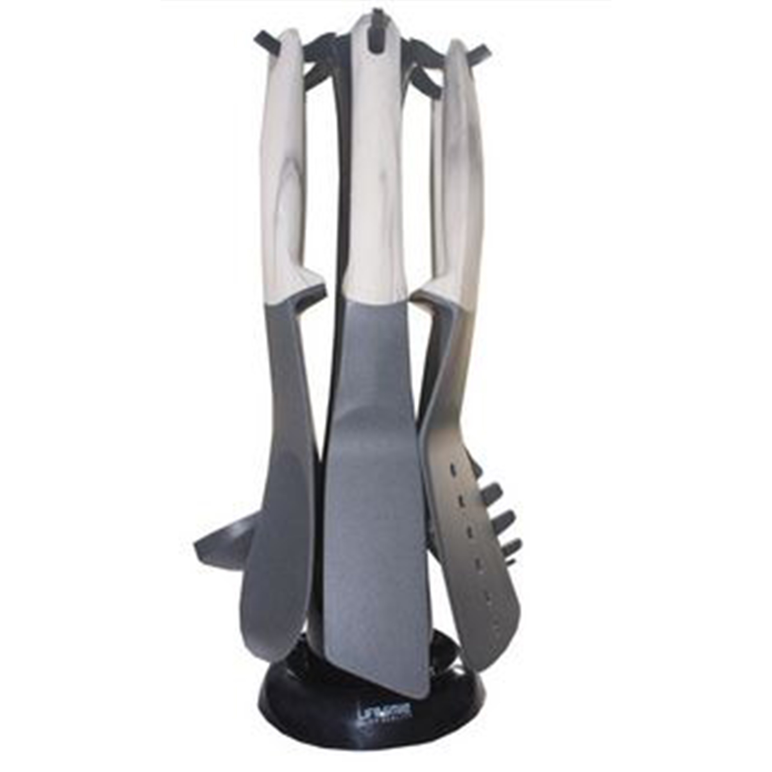 سرویس کفگیر و ملاقه 7 پارچه لایف اسمایل رنگ خاکستری