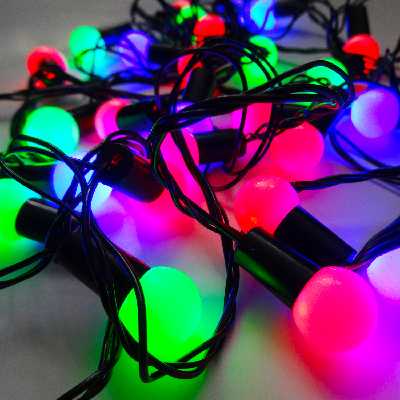 ریسه ال ای دی مدل فندقی RGB طول 5 متر