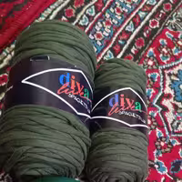 تریکو سبز ارتشی کلاف 560 گرمی برند دیوا