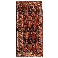 فرش دستبافت سه و نیم متری مدل نقشه بلوچ  کد 22.1194