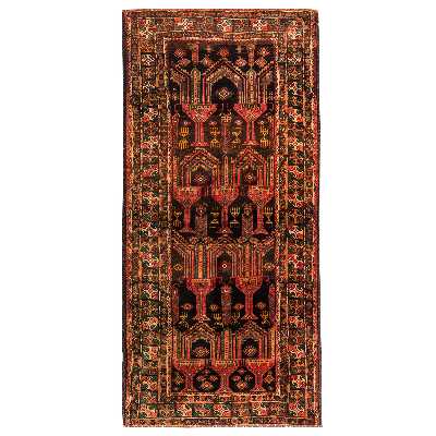 فرش دستبافت سه و نیم متری مدل نقشه بلوچ  کد 22.1194