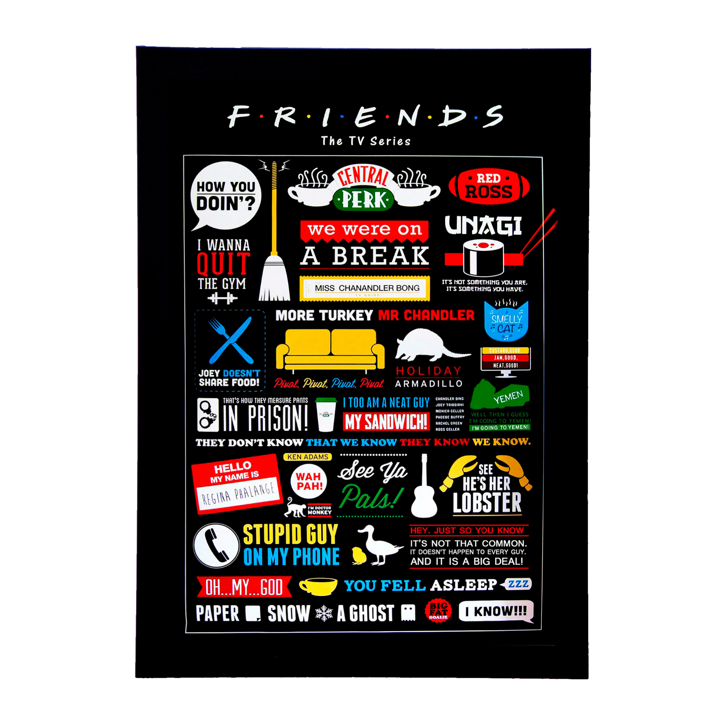 تابلو بلوویش مدل Friends