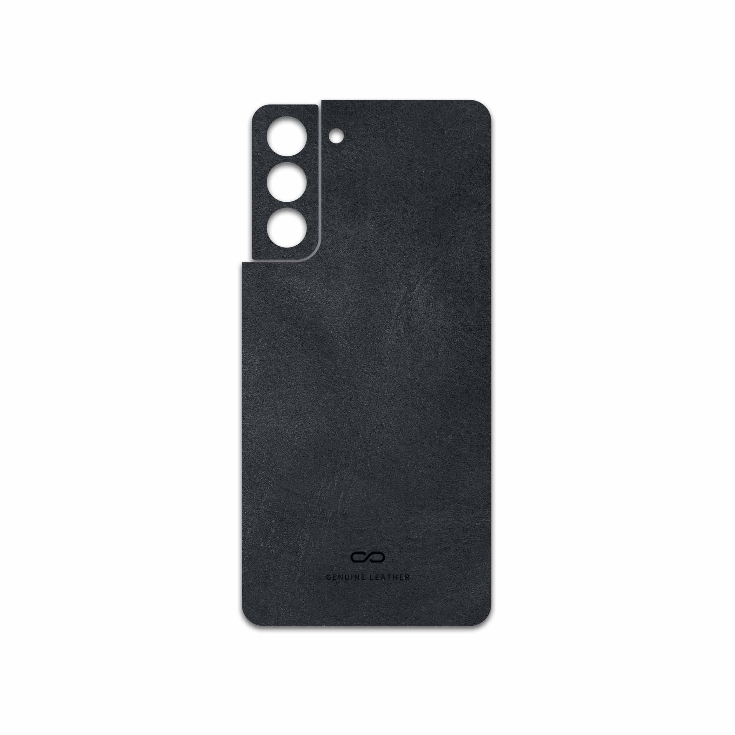 برچسب پوششی ماهوت مدل Graphite-Buffalo-Leather مناسب برای گوشی موبایل سامسونگ Galaxy S21 5G