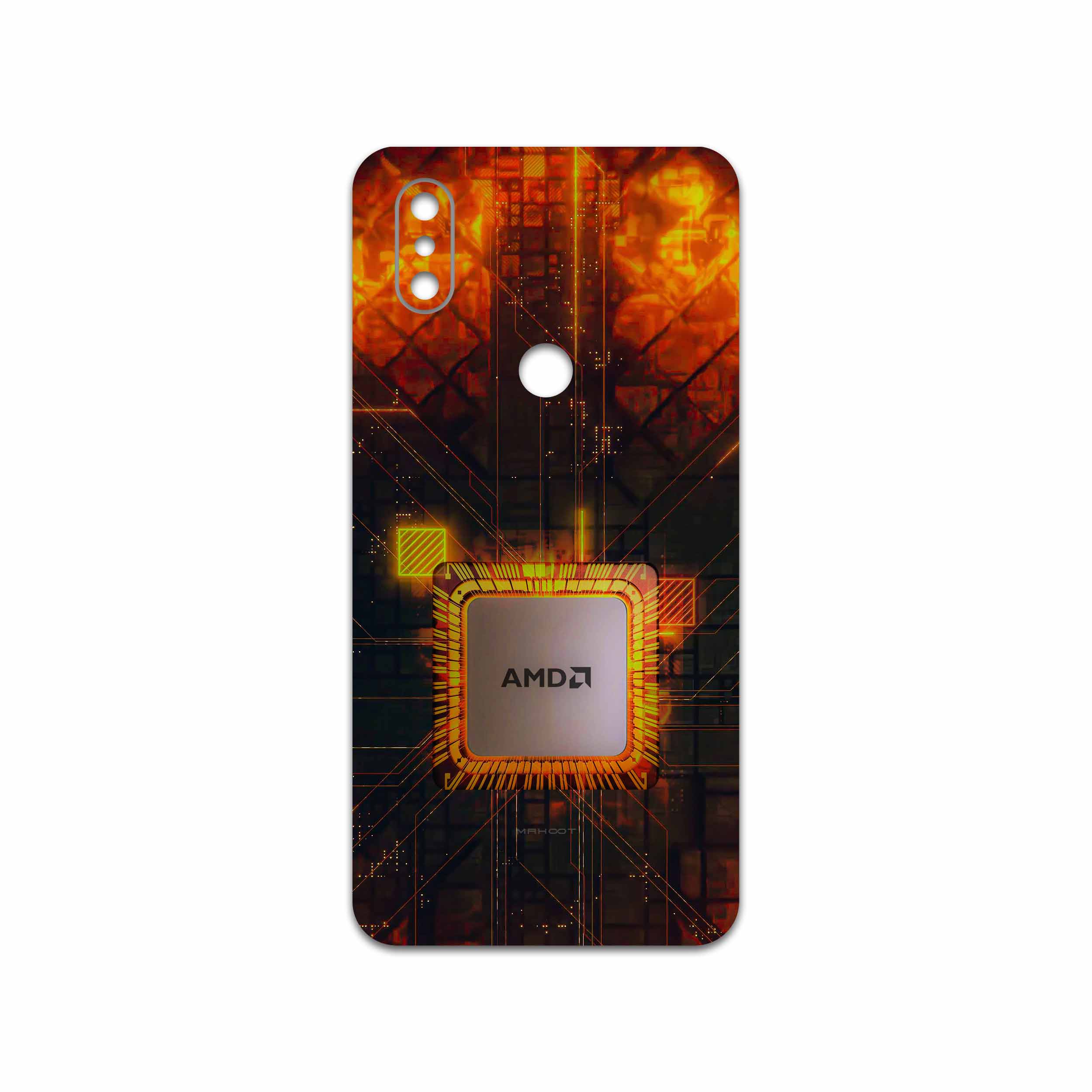 برچسب پوششی ماهوت مدل AMD Brand مناسب برای گوشی موبایل شیائومی Mi Mix 3