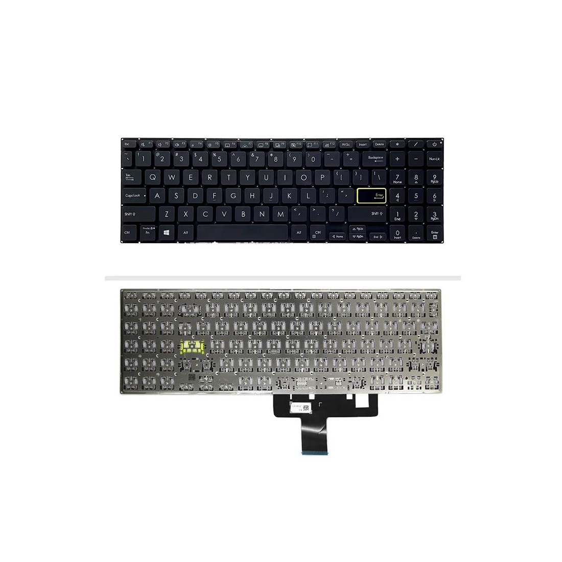 کیبورد لپتاپ ایسوس X521 (VivoBook | بدون فریم) ®