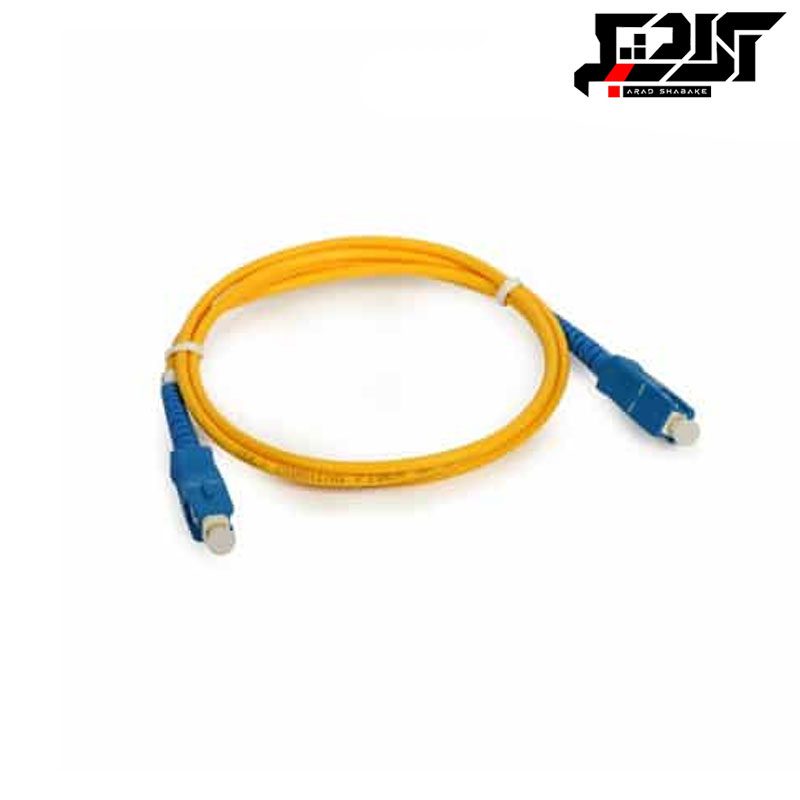 پچ کورد 1 متری فیبر نوری LC-LC Duplex single -mode