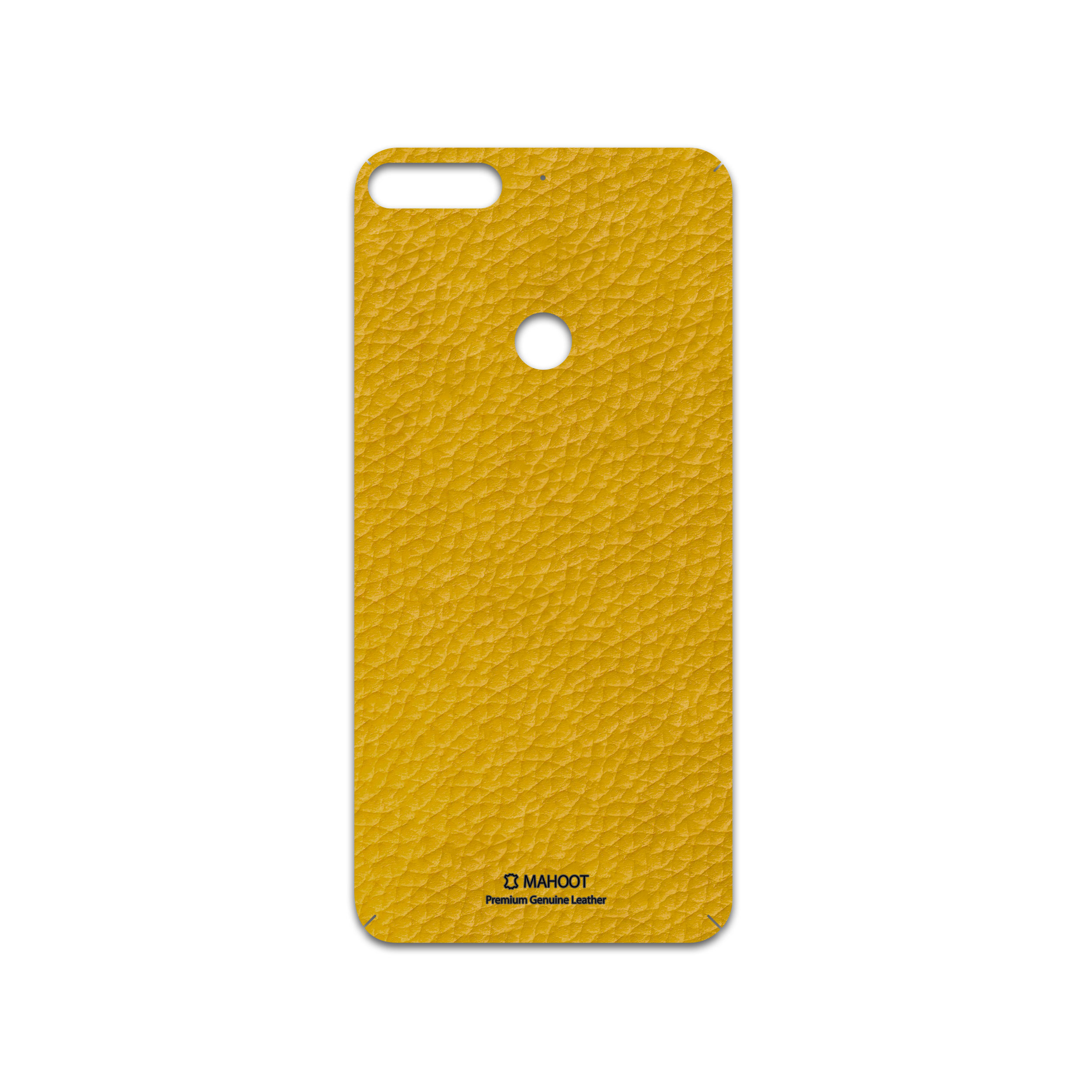 برچسب پوششی ماهوت مدل Mustard-Leather مناسب برای گوشی موبایل آنر 7C