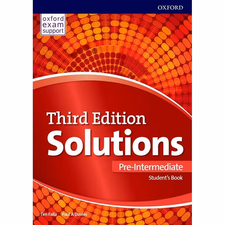 Solutions Pre - Intermediate 3rd (Wb+Sb) سولوشنز پری اینترمدیت