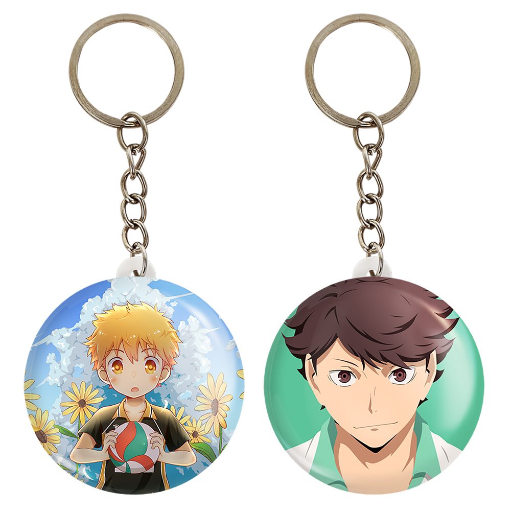 جاکلیدی خندالو مدل هیناتا شویو و اویکاوا تورو انیمه آبشار سرنوشت هایکیو کاگیاما کد 1118311187 مجموعه 2 عددی