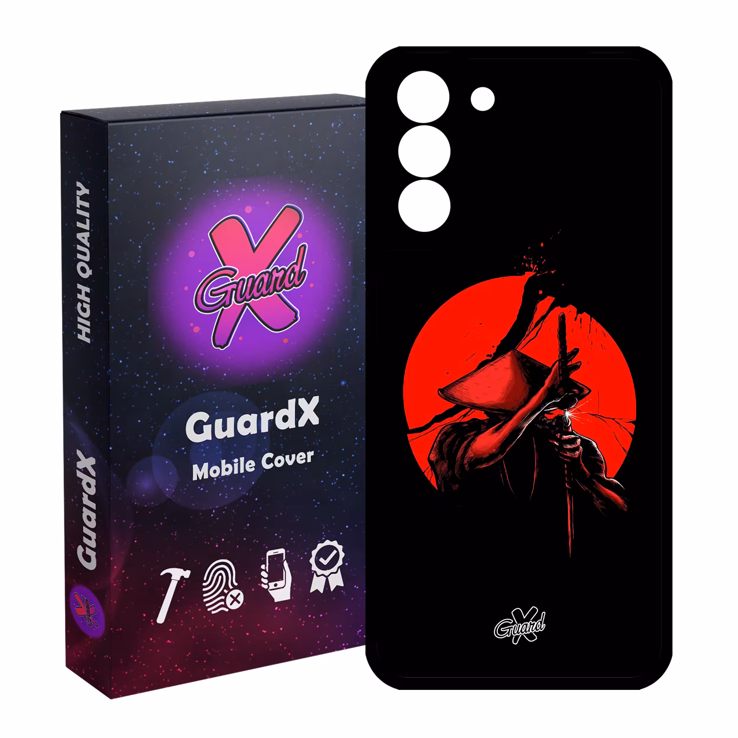 کاور گارد ایکس طرح Samurai مدل Glass10251 مناسب برای گوشی موبایل سامسونگ Galaxy S21