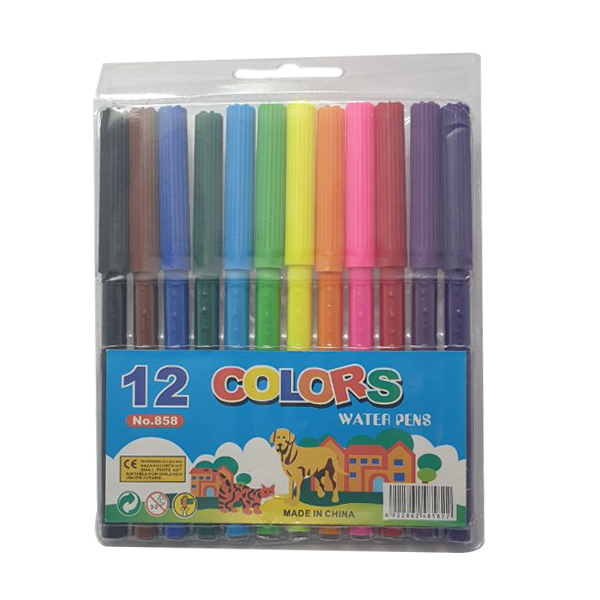 ماژیک رنگ آمیزی 12 رنگ مدل 858