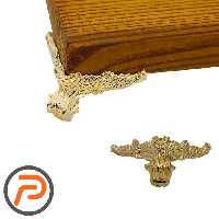 پایه فانتزی گلبرگی طلایی