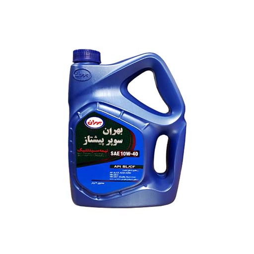خرید روغن موتور بهران سوپر پیشتاز 10W-40 SL نیمه سینتتیک چهار لیتری | اتوموبی