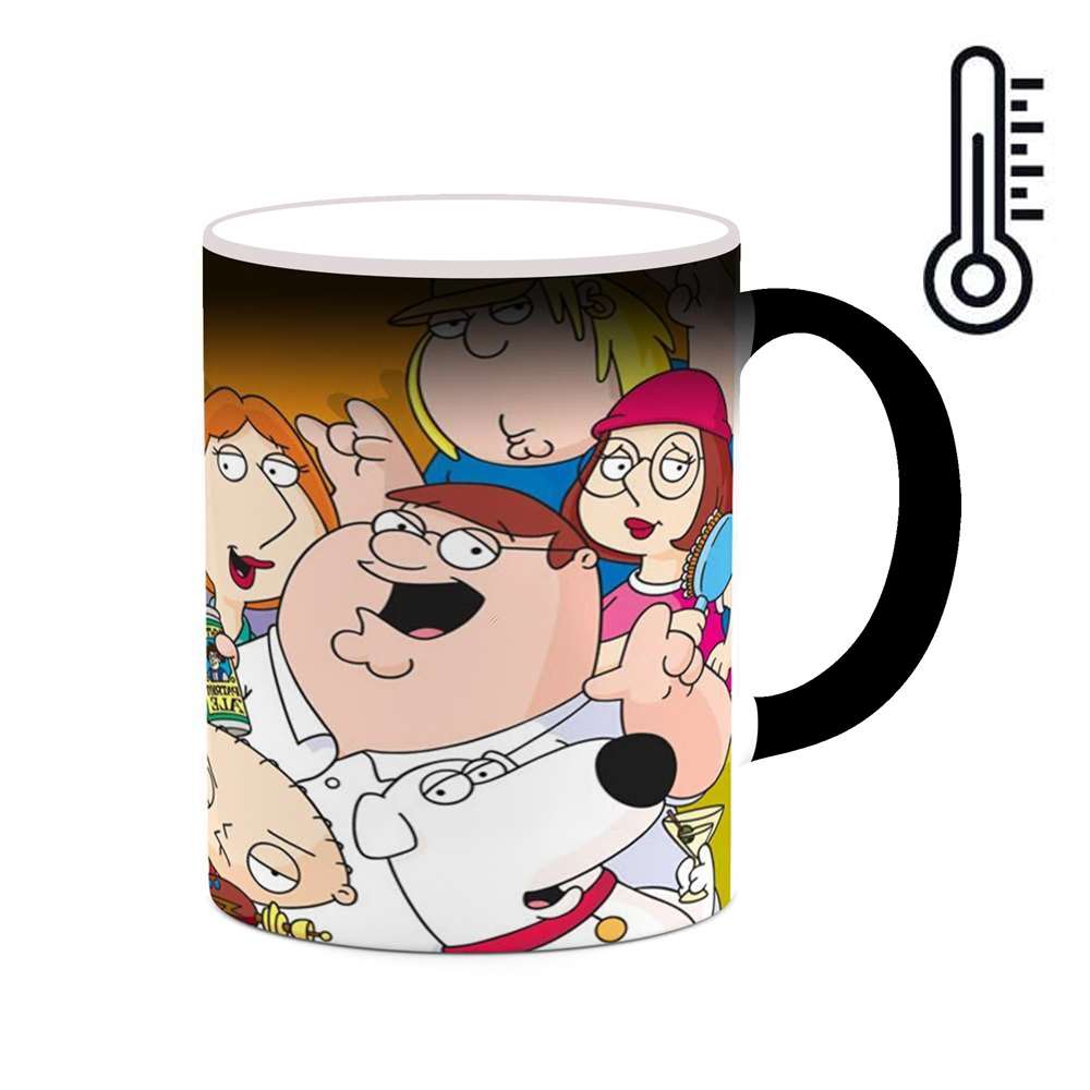ماگ حرارتی کاکتی طرح کارتون Family Guy مدل mgh22592