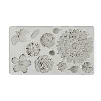 مالد فوندانت مدل گل و برگ