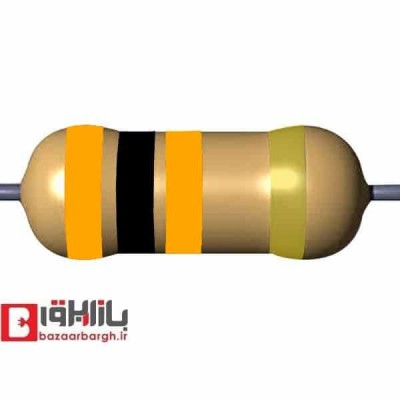 مقاومت 30 کیلو اهم 1/4 وات 5 درصد