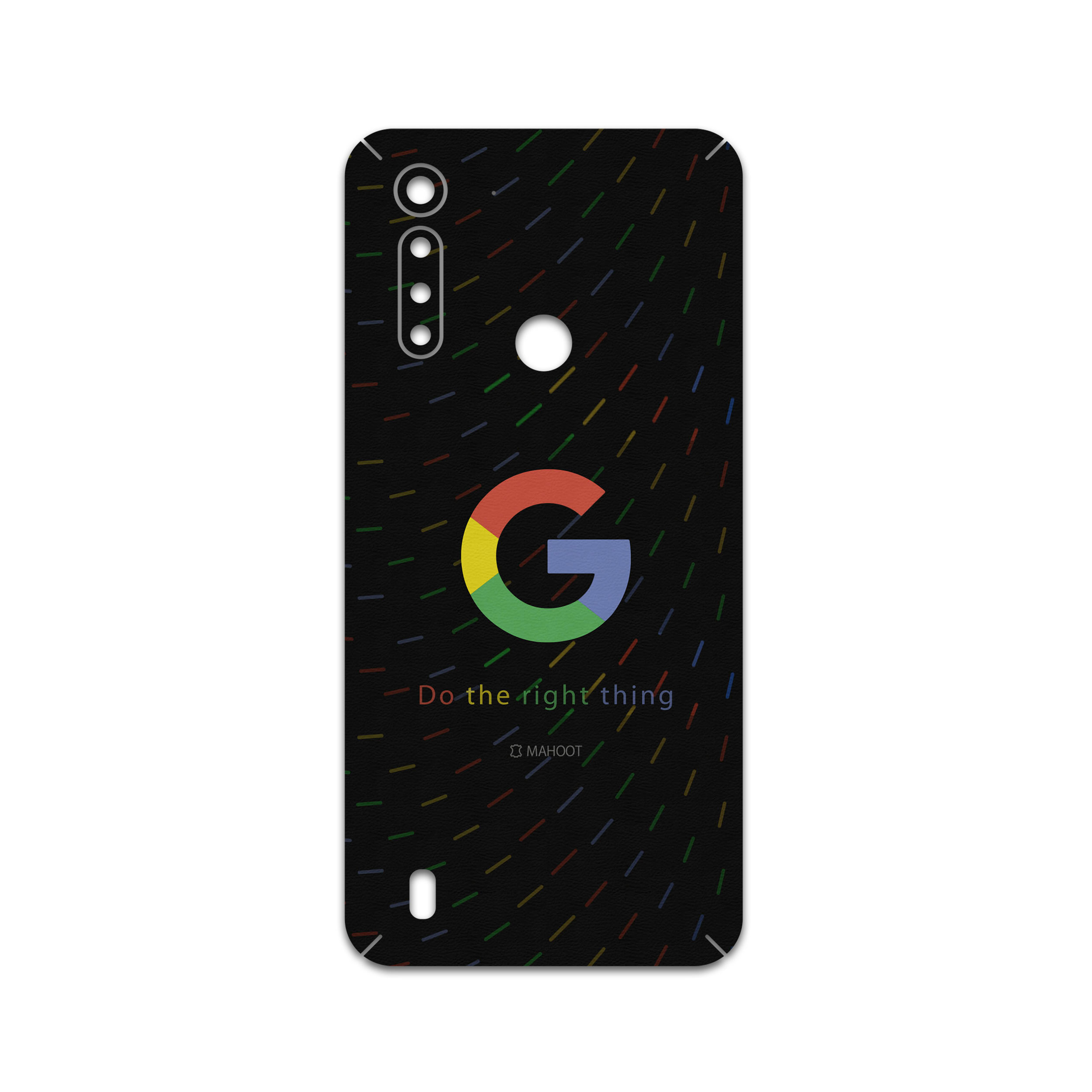 برچسب پوششی ماهوت مدل Ggl مناسب برای گوشی موبایل موتورولا Moto e6 Plus