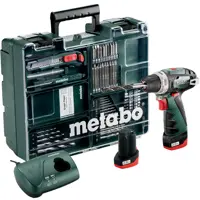 دریل پیچ گوشتی شارژی متابو مدل PowerMaxx BS Basic Set