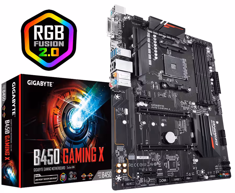 مادربرد گیگابایت مدل B450 Gaming X سوکت AM4