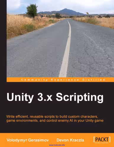 خرید و دانلود نسخه کامل کتاب Unity 3.x Scripting