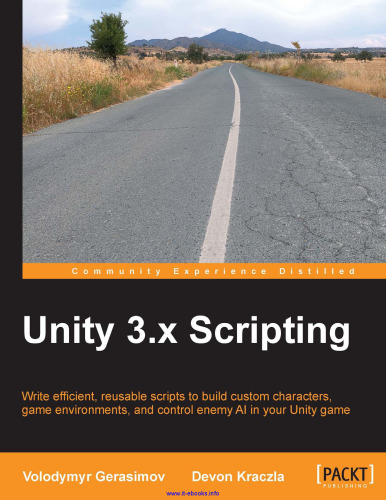 خرید و دانلود نسخه کامل کتاب Unity 3.x Scripting