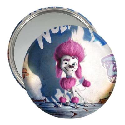 آینه جیبی خندالو طرح صد درصد گرگ Wolf 100% کد 4806