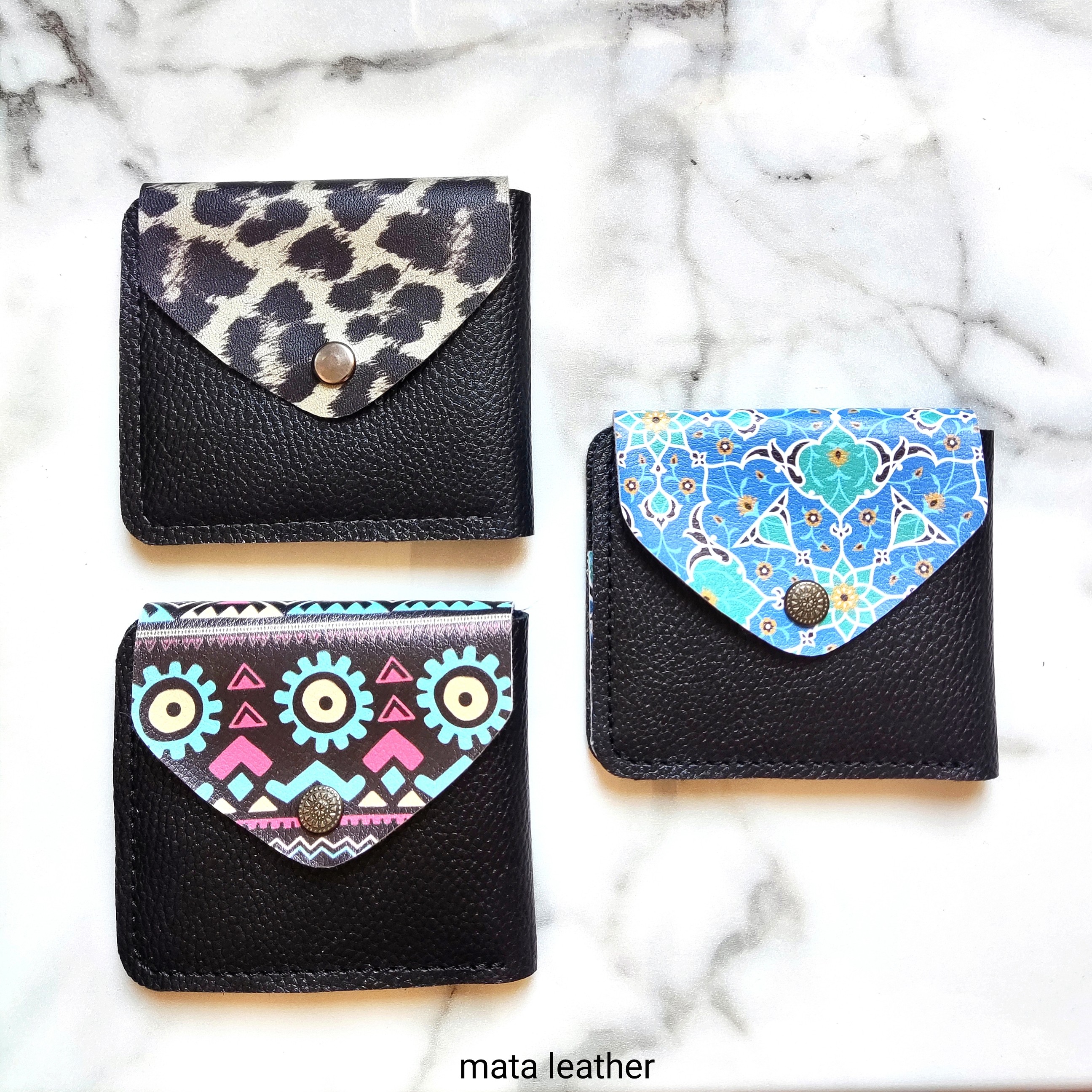 کیف پول جیبی فانتزی مشکی