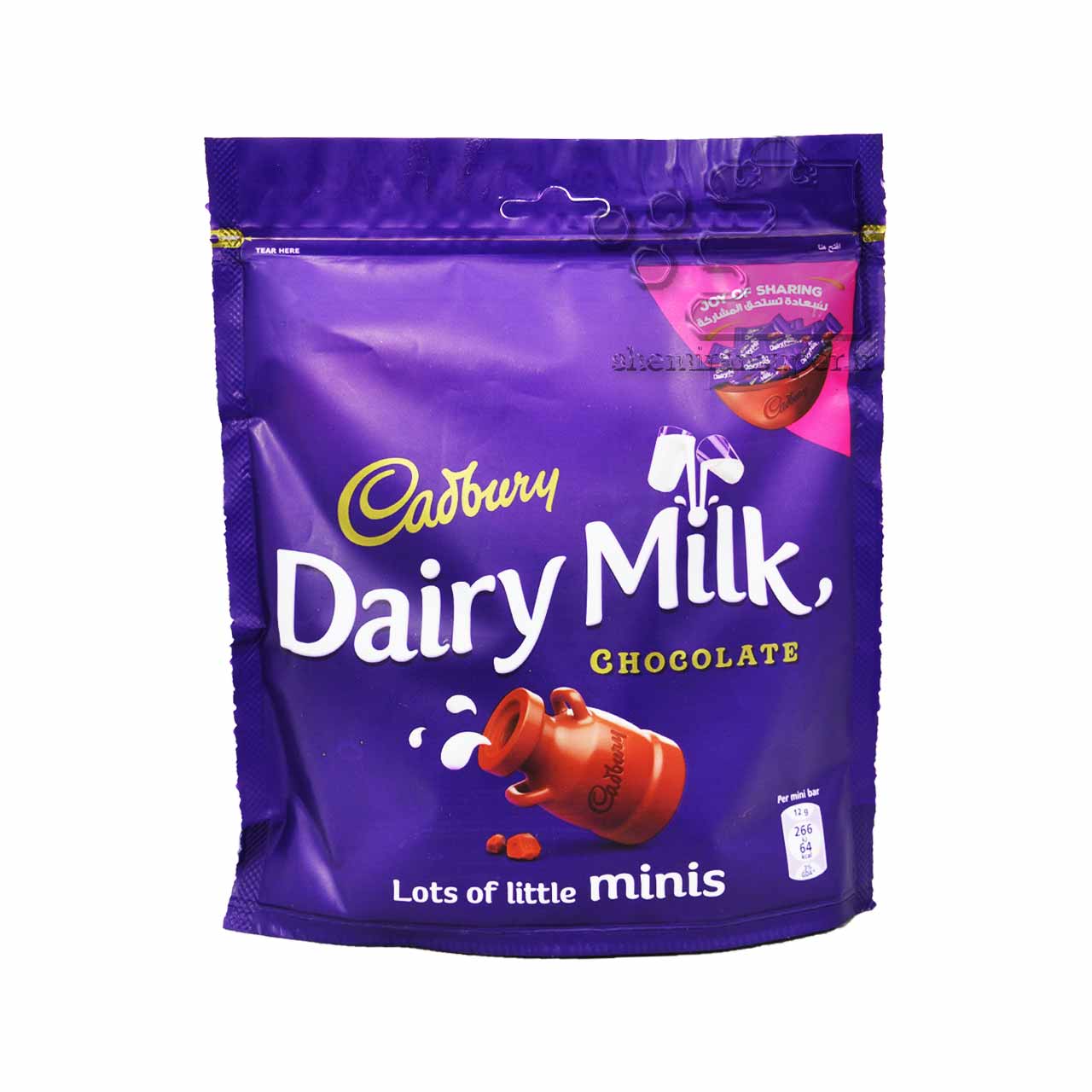 شکلات شیری 190 گرم مینی دیری میلک کدبری - cadbury