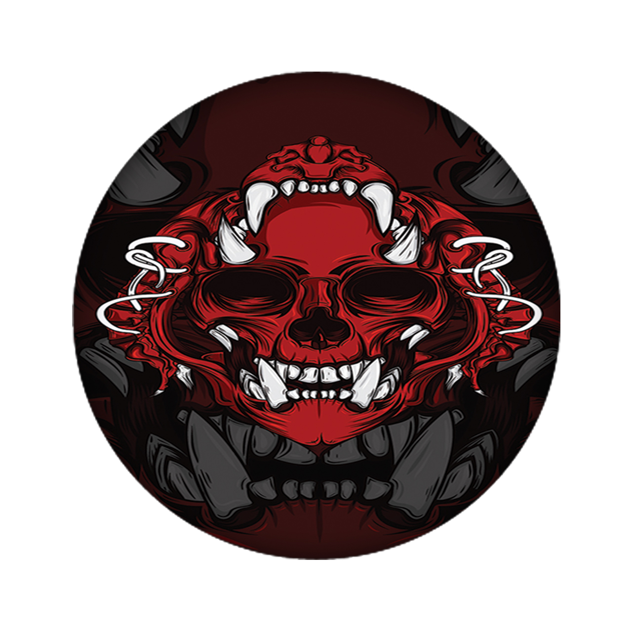 استیکر تزئینی موبایل مدل اسکلت کد 1387