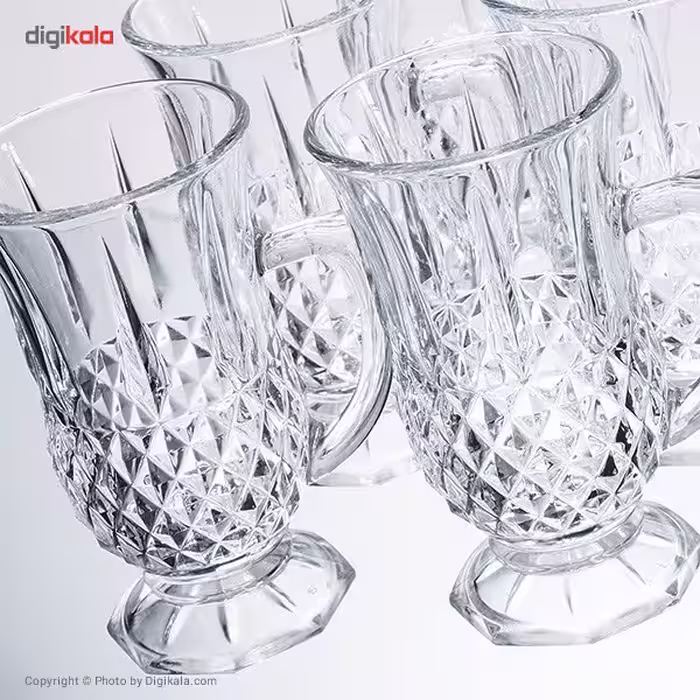 فنجان پاشاباغچه مدل استانبول کد 55671 بسته 6 عددی