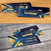 طرح کارت ویزیت حسابدار | گرافیک با طعم تربچه