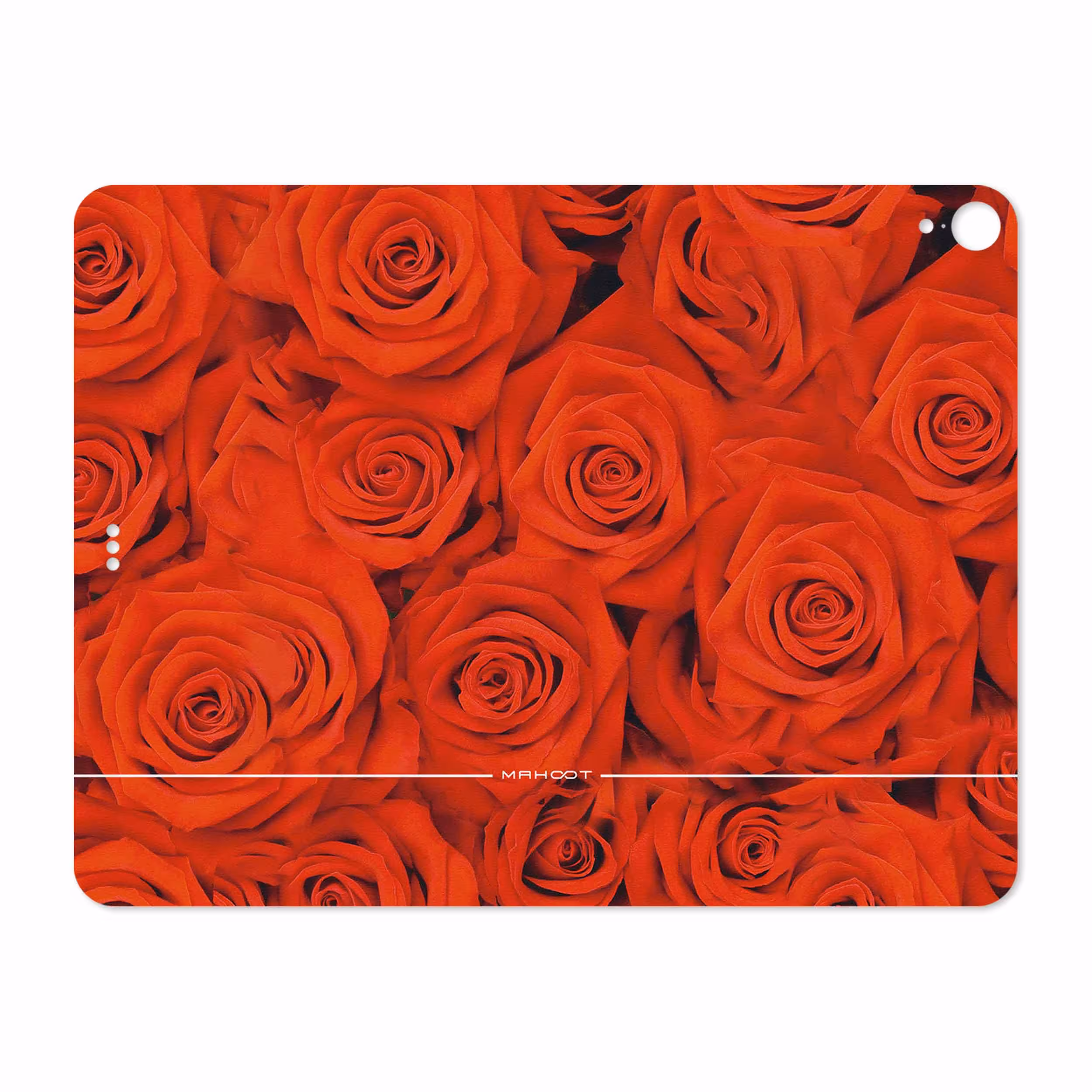 برچسب پوششی ماهوت مدل Red-Flower مناسب برای تبلت اپل iPad Pro 12.9 (GEN 3) 2018 A1876