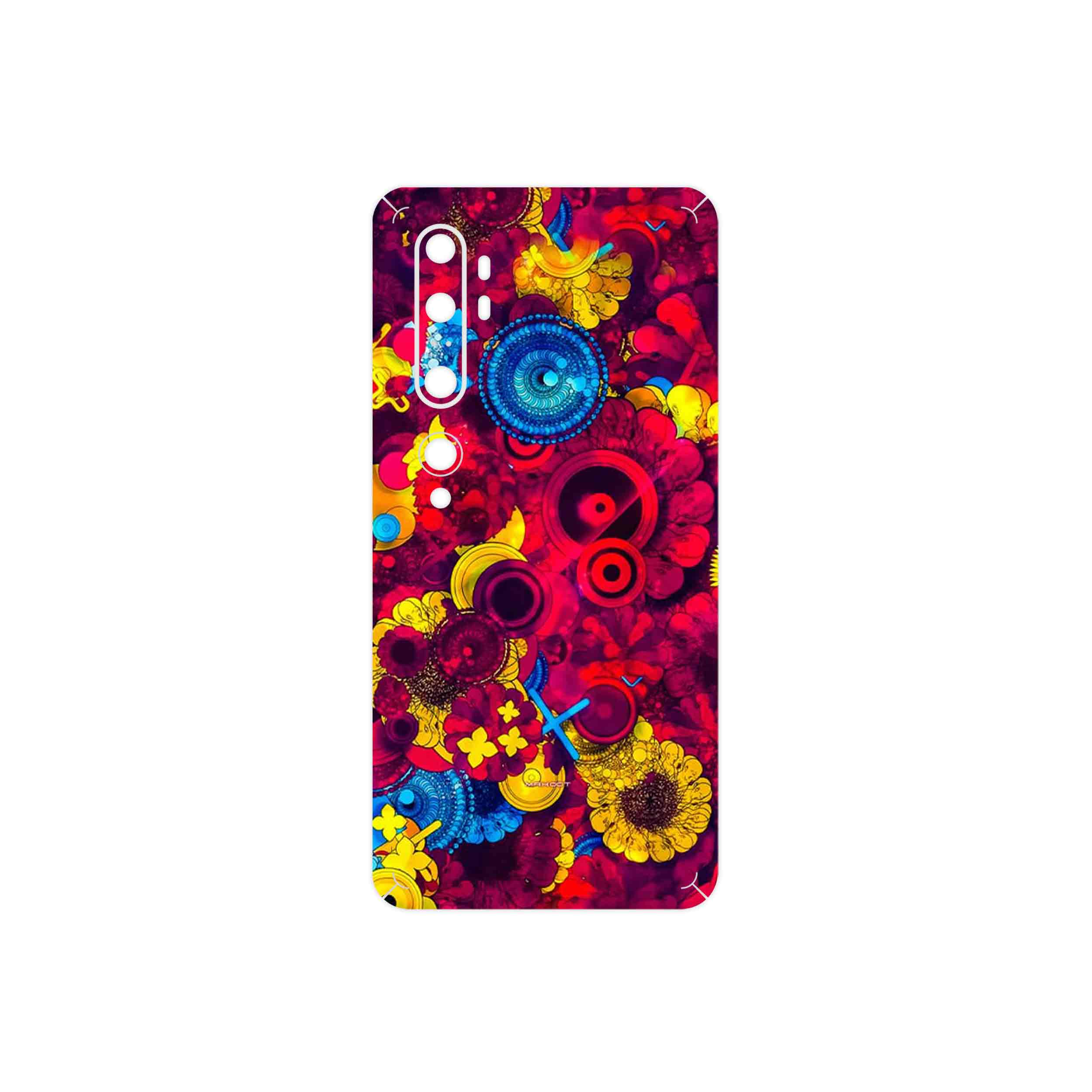 برچسب پوششی ماهوت مدل Vector Flower Garden Digital Art مناسب برای گوشی موبایل شیائومی Mi Note 10