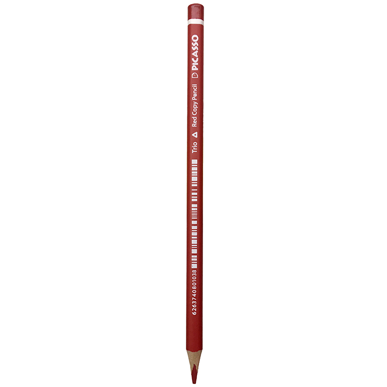 مداد قرمز پیکاسو PICASSO مدل تریو Trio Red Copy Pencils