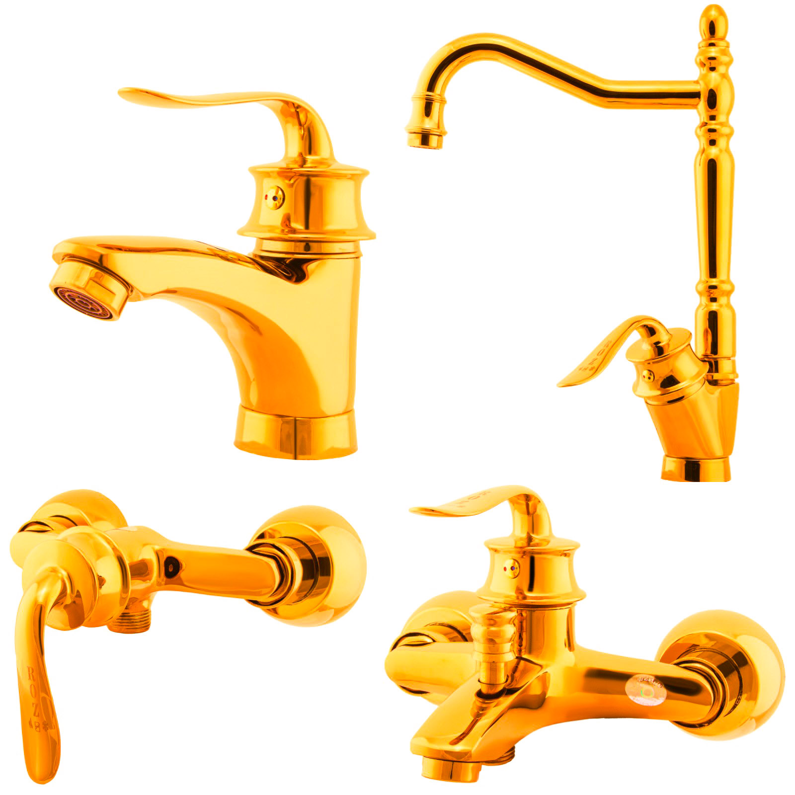 ست شیرآلات رز مدل هلن مجموعه 4 عددی