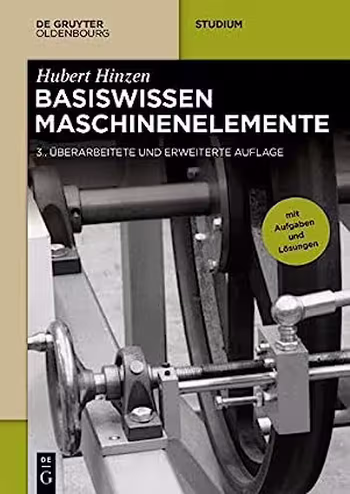 خرید و دانلود نسخه کامل کتاب Basiswissen Maschinenelemente, 3. Auflage - Pdf