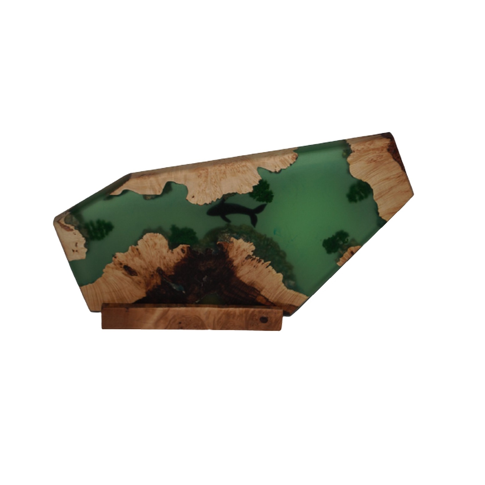 تندیس چوبی رزینی مدل AQUAUD