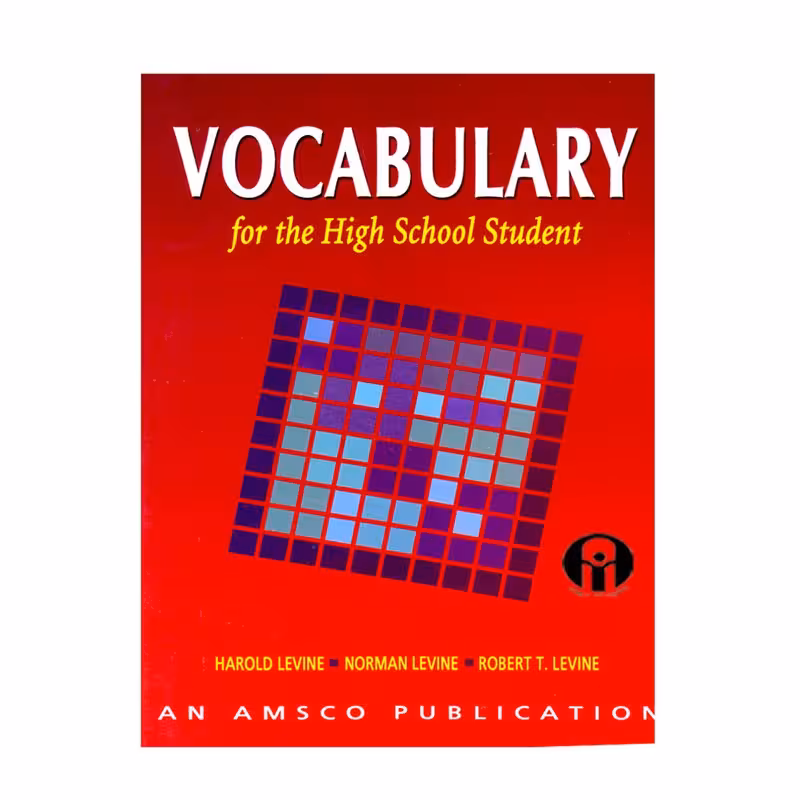 کتاب Vocabulary for the High School Student 