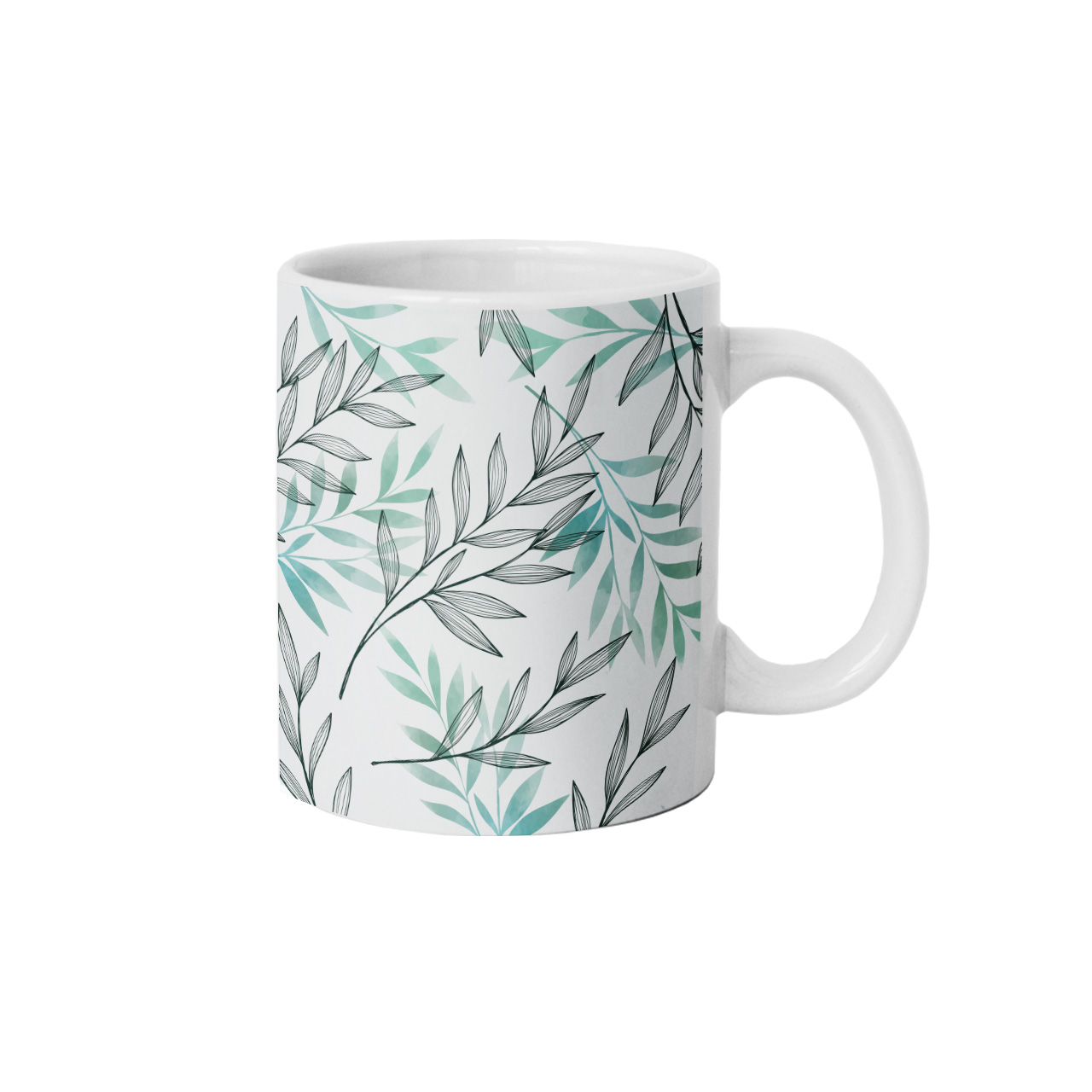 ماگ طرح برگ مدل M1189