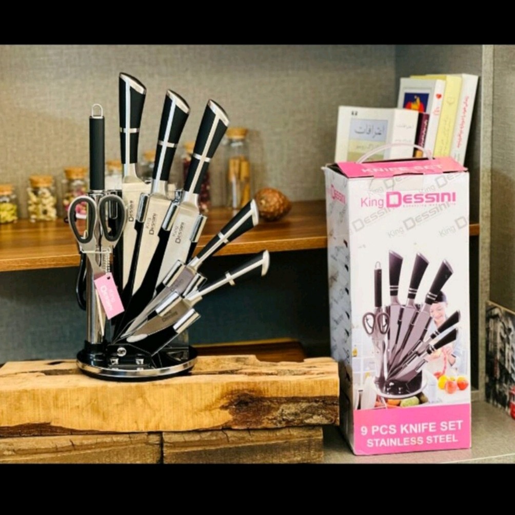 سرویس چاقو 9 پارچه  دسینی کارتون اصلی