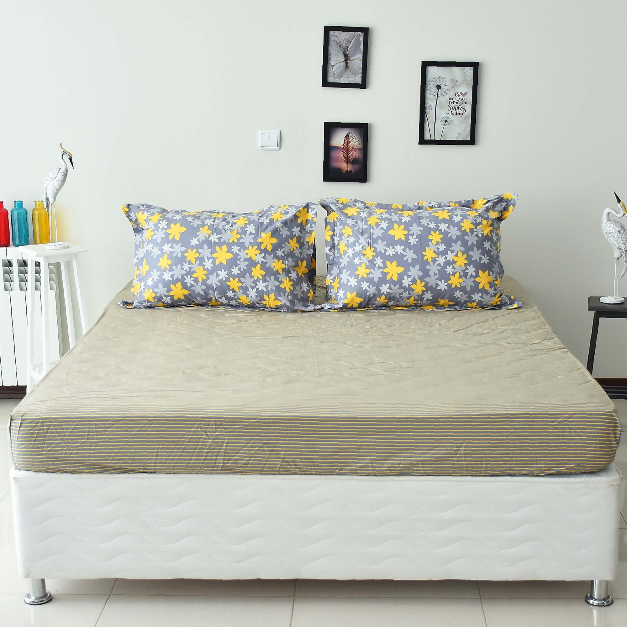 سرویس ملحفه بومرنگ مدل Live-160 دونفره 3 تکه